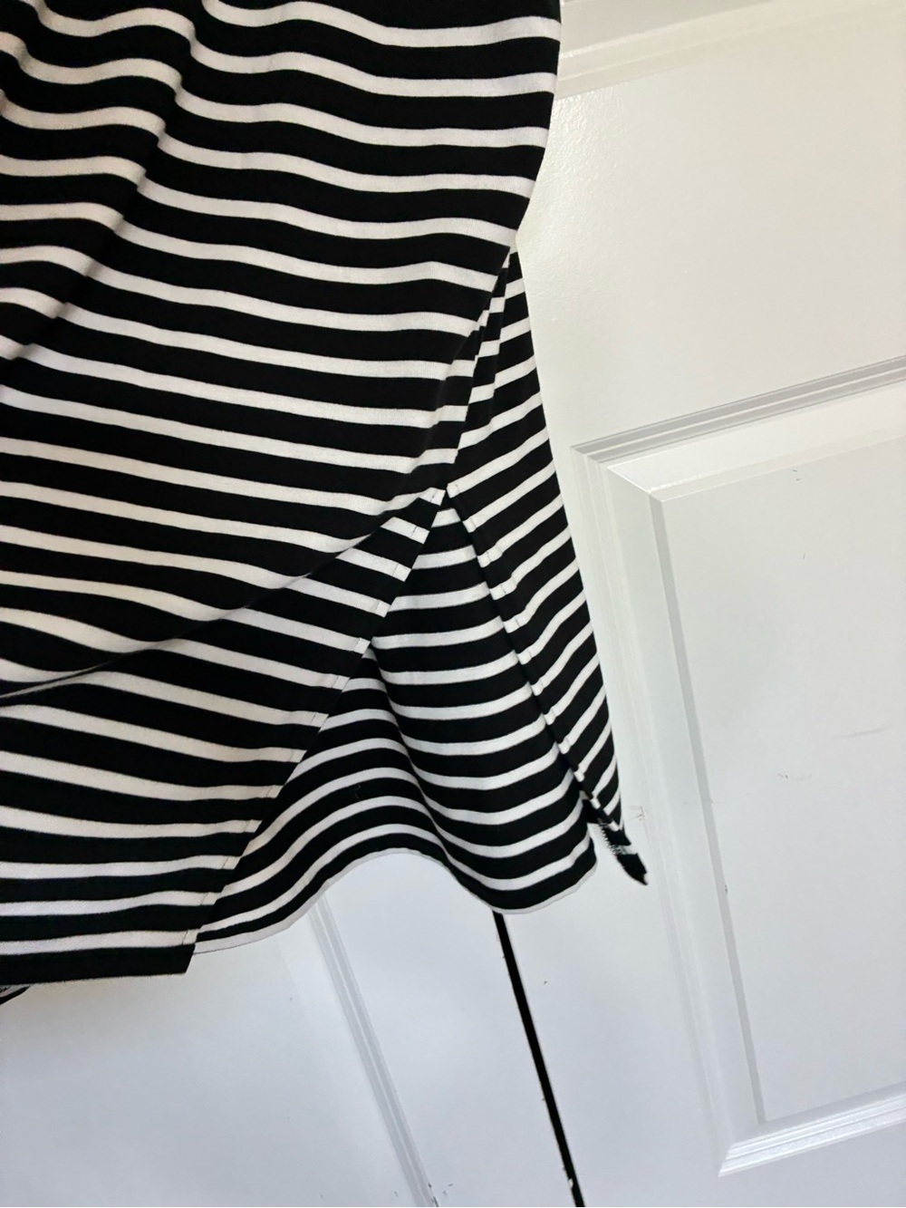 Torrid Goth Black & White Striped Sleeveless Dress Pockets NWT size - Picture 13 of 16